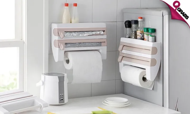 4-in-1 Kitchen Roll Dispenser!